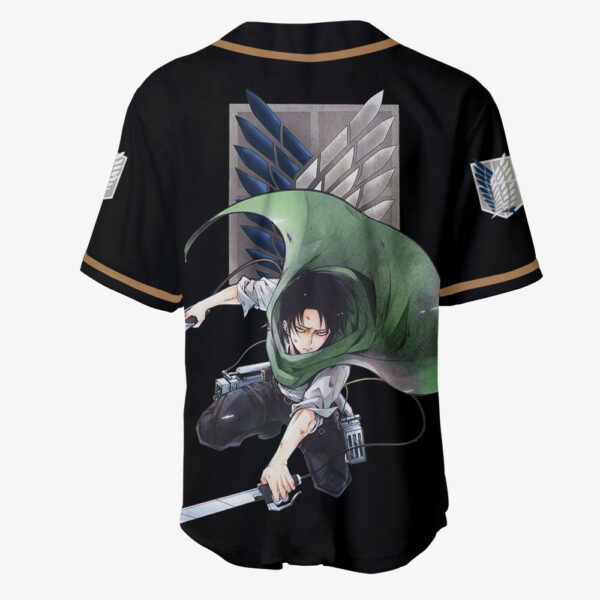 Levi Ackerman Jersey Shirt Custom Attack On Titan Anime Merch Clothes 3