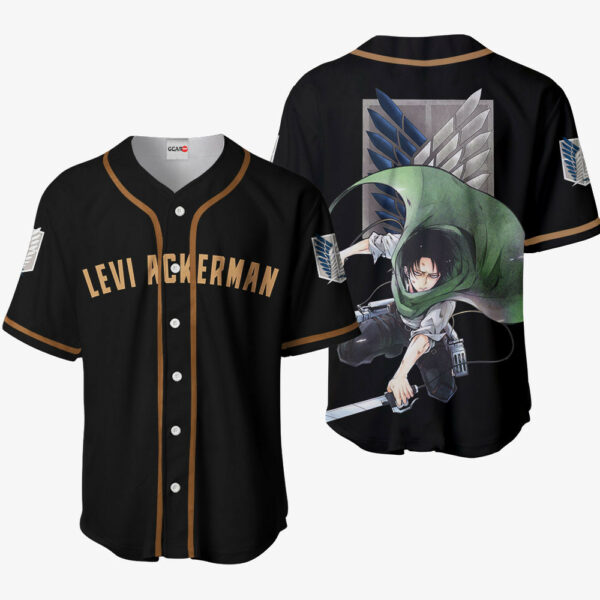 Levi Ackerman Jersey Shirt Custom Attack On Titan Anime Merch Clothes 1