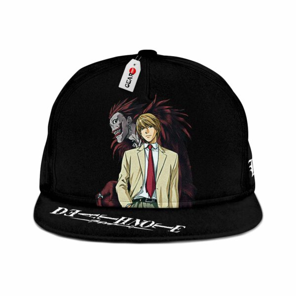 Light Yagami and Ryuk Hat Cap Anime Snapback Hat 1