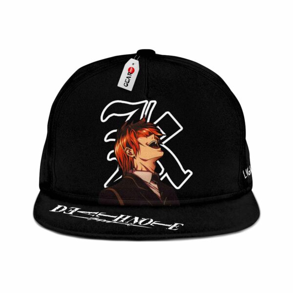 Light Yagami Kira Hat Cap Anime Snapback Hat 1