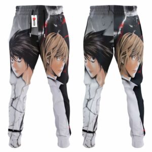 Light Yagami & L Lawliet Jogger Pants Custom Anime Sweatpants 7