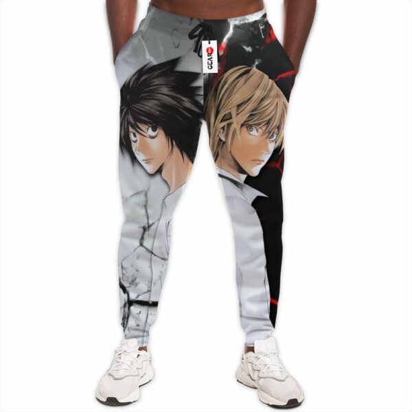 Light Yagami & L Lawliet Jogger Pants Custom Anime Sweatpants 1