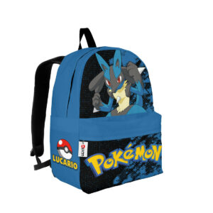 Lucario Backpack Custom Anime Pokemon Bag Gifts for Otaku 4