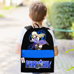 Lucy Heartfilia Backpack Custom Fairy Tail Anime Bag for Otaku 5