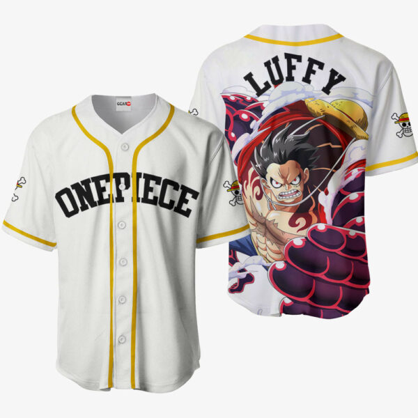 Luffy Gear 4 Jersey Shirt One Piece Custom Anime Merch Clothes 1