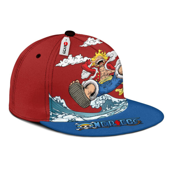 Luffy Gear 5 Awakening Snapback Hat Custom One Piece Hat 2