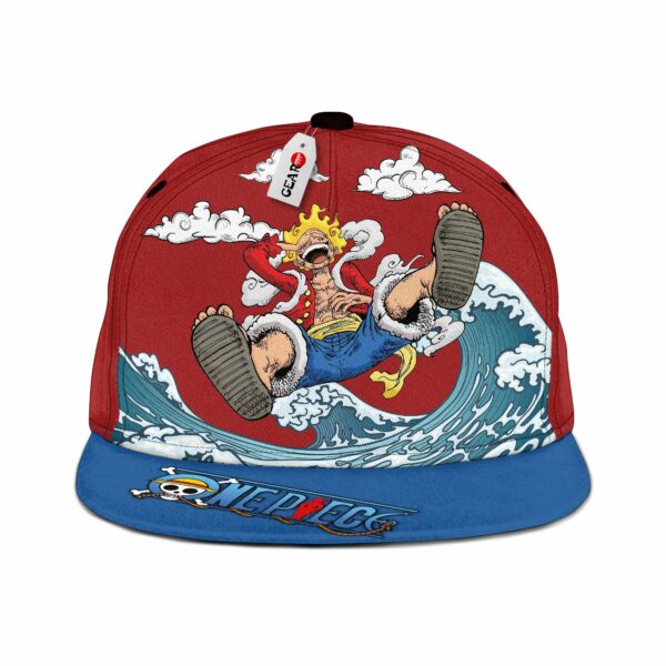 Luffy Gear 5 Awakening Snapback Hat Custom One Piece Hat 1