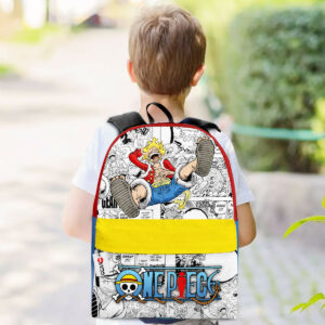 Luffy Gear 5 Backpack Custom One Piece Anime Bag Mix Manga 5