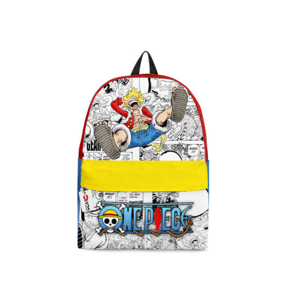 Luffy Gear 5 Backpack Custom One Piece Anime Bag Mix Manga 1