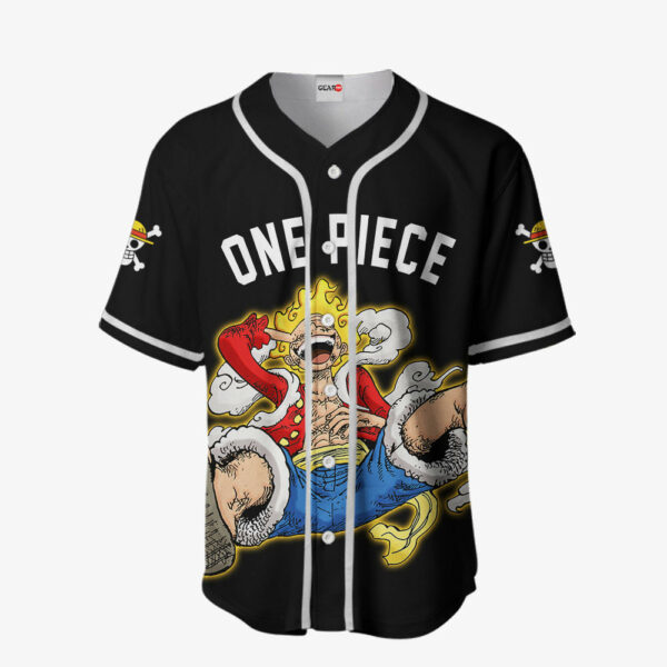 Luffy Gear 5 Jersey Shirt One Piece Anime Merch Clothes Sport Style 2
