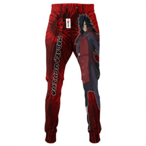 Madara Uchiha Joggers Custom Anime Sweatpants Tie Dye Style Merch 7