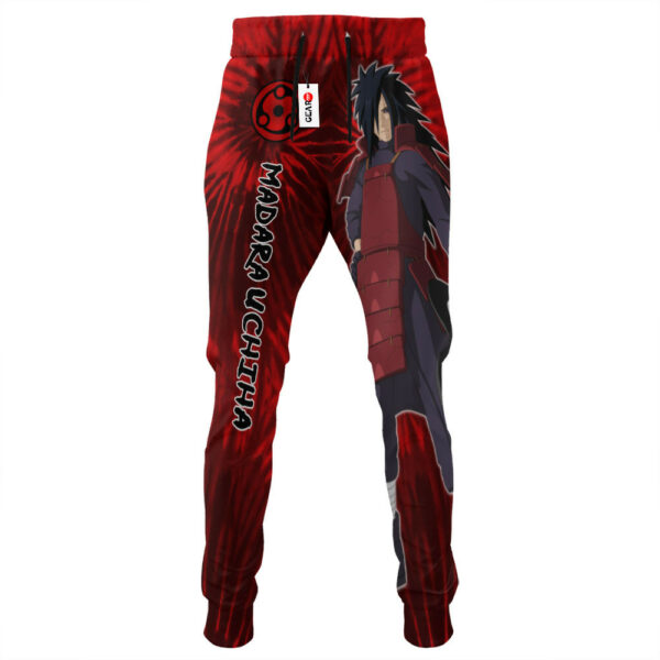 Madara Uchiha Joggers Custom Anime Sweatpants Tie Dye Style Merch 4