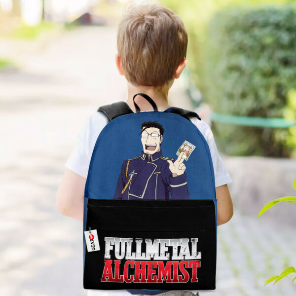 Maes Hughes Backpack Custom Anime Fullmetal Alchemist Bag 3