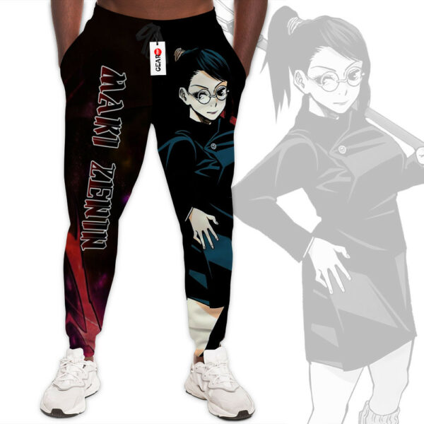 Maki Zenin Joggers Custom Anime Jujutsu Kaisen Sweatpants 1