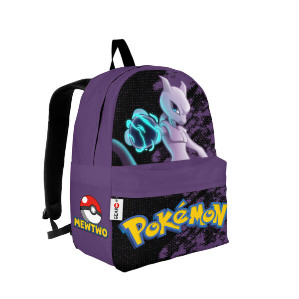 Mewtwo Backpack Custom Anime Pokemon Bag Gifts for Otaku 2