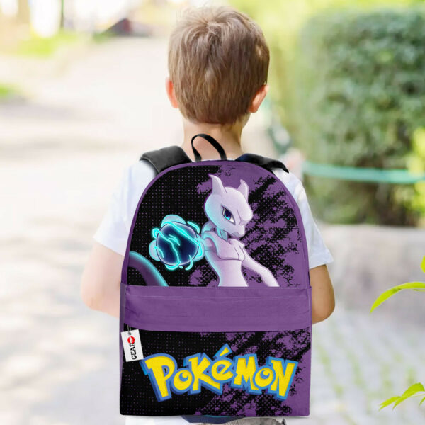 Mewtwo Backpack Custom Anime Pokemon Bag Gifts for Otaku 3