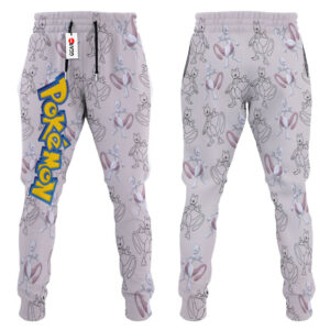 Mewtwo Joggers Custom Anime Pokemon Sweatpants For Otaku 7