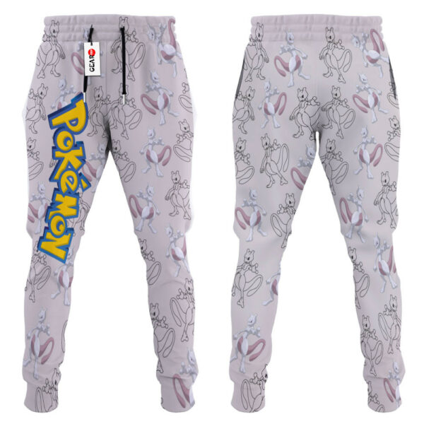Mewtwo Joggers Custom Anime Pokemon Sweatpants For Otaku 4