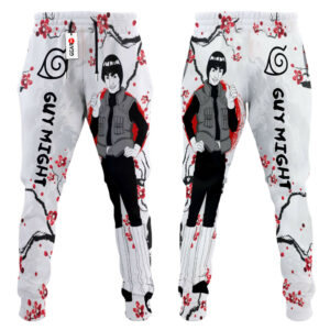 Might Guy Joggers NRT Anime Sweatpants Custom Merch Japan Style 6