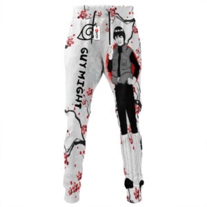 Might Guy Joggers NRT Anime Sweatpants Custom Merch Japan Style 7