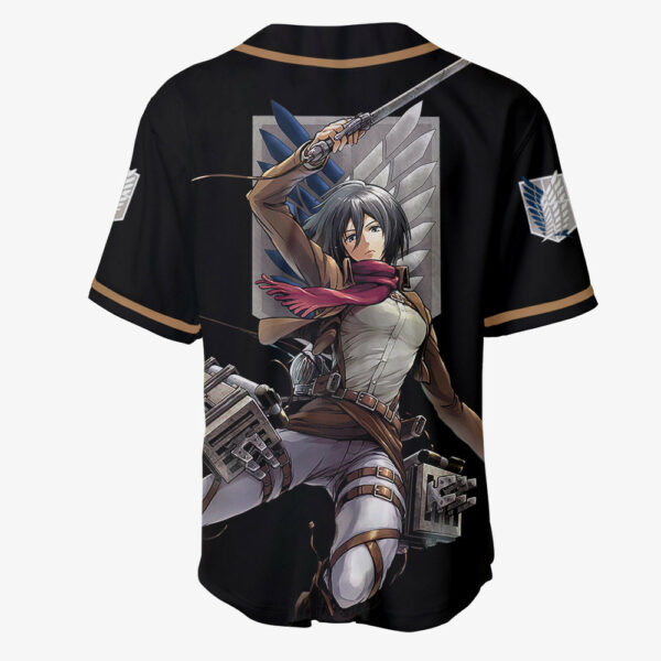 Mikasa Ackerman Jersey Shirt Custom Attack On Titan Anime Merch Clothes 3