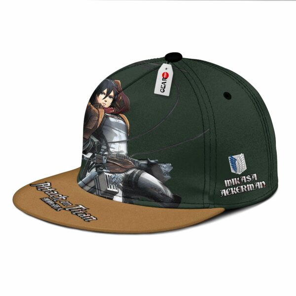 Mikasa Ackerman Snapback Hat Custom Attack On Titan Hat 2