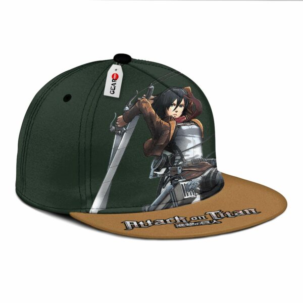 Mikasa Ackerman Snapback Hat Custom Attack On Titan Hat 3
