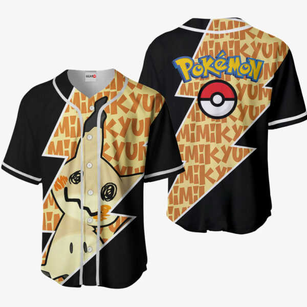 Mimikyu Jersey Shirt Custom Pokemon Anime Merch Clothes for Otaku 1