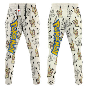 Mimikyu Joggers Custom Anime Pokemon Sweatpants For Otaku 7