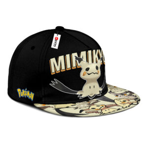 Mimikyu Snapback Hat Custom Pokemon Anime Hat Gifts for Otaku 6