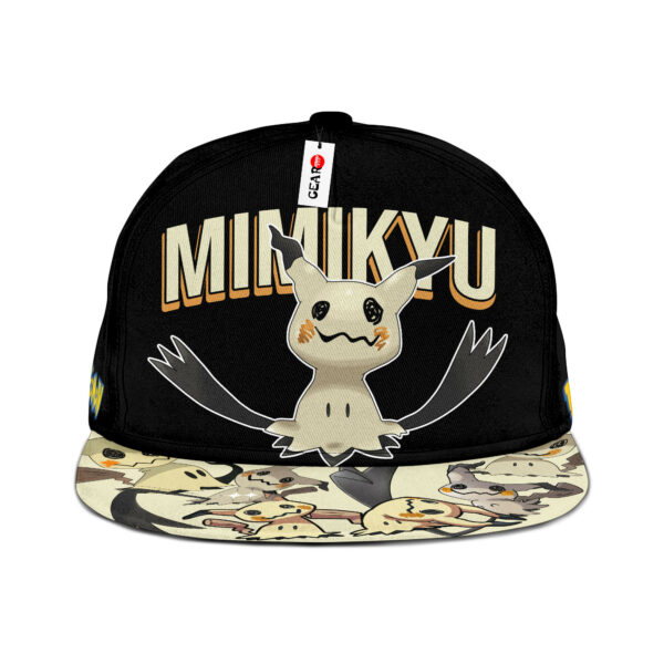 Mimikyu Snapback Hat Custom Pokemon Anime Hat Gifts for Otaku 1