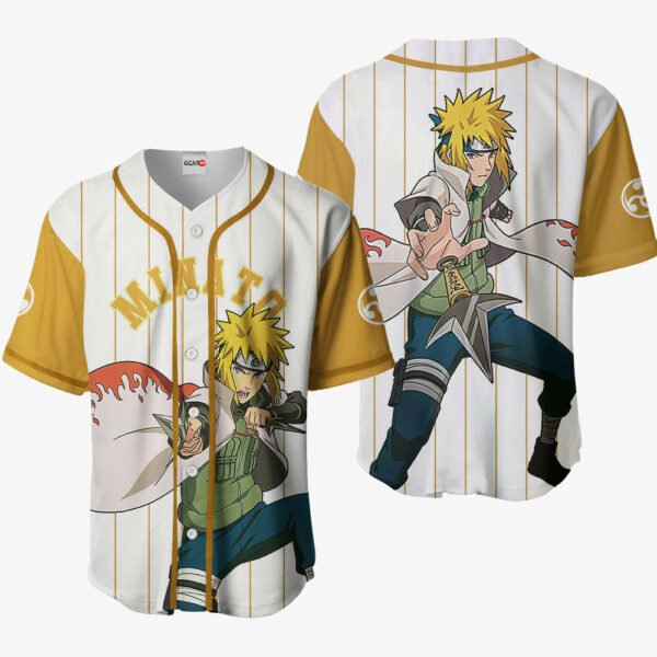 Minato Namikaze Jersey Shirt Custom Anime Merch Clothes 1