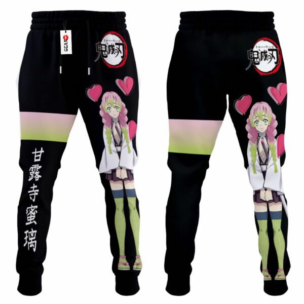 Mitsuri Kanroji Jogger Pants Custom Anime Kimetsu Sweatpants 4