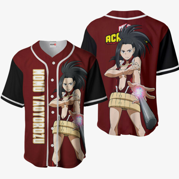 Momo Yaoyorozu Jersey Shirt Custom My Hero Academia Anime Merch Clothes 1