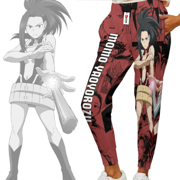 Momo Yaoyorozu Joggers Custom Anime My Hero Academia Sweatpants Mix Manga 2