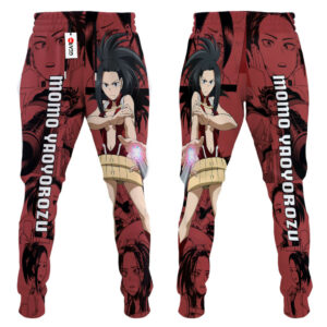 Momo Yaoyorozu Joggers Custom Anime My Hero Academia Sweatpants Mix Manga 6