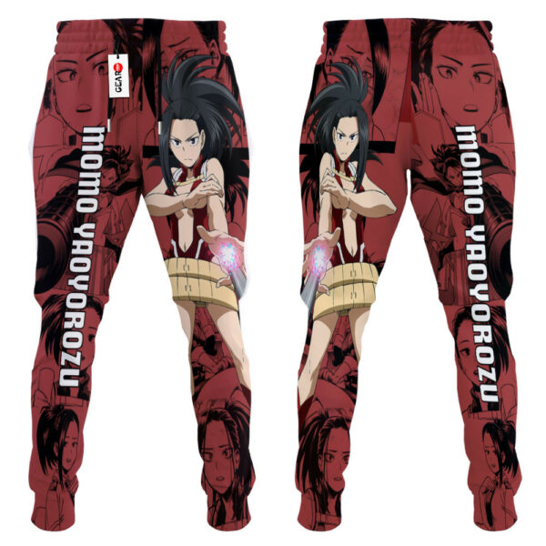 Momo Yaoyorozu Joggers Custom Anime My Hero Academia Sweatpants Mix Manga 3