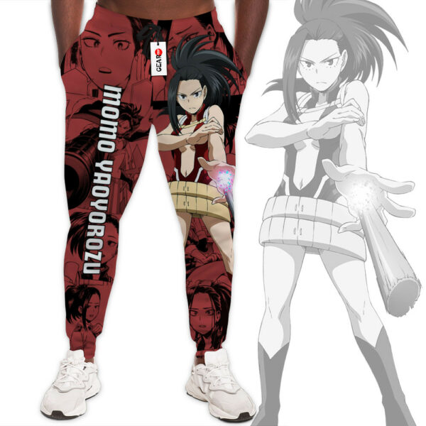 Momo Yaoyorozu Joggers Custom Anime My Hero Academia Sweatpants Mix Manga 1