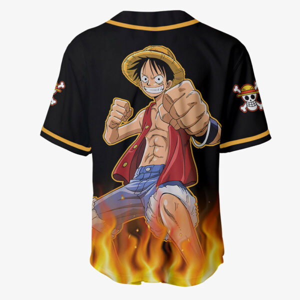 Monkey D Luffy Jersey Shirt Custom OP Anime Merch Clothes 3