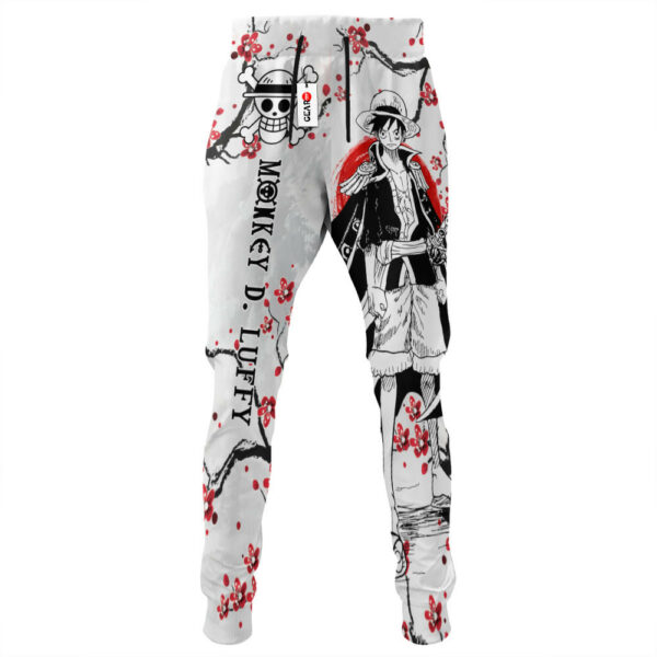 Monkey D Luffy Joggers Custom Anime One Piece Sweatpants Japan Style 4