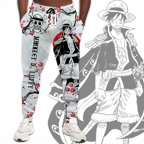 Monkey D Luffy Joggers Custom Anime One Piece Sweatpants Japan Style 1