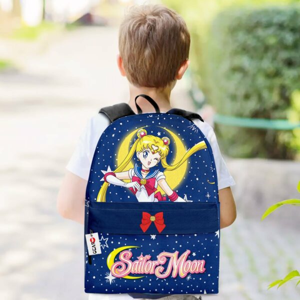 Moon Backpack Custom Usagi Tsukino Sailor Anime Bag for Otaku 3