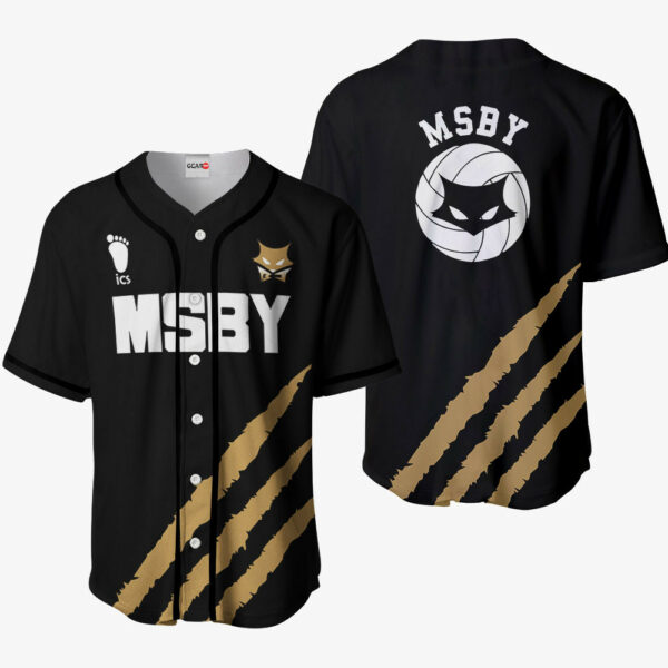 MSBY Jersey Shirt Black Custom Haikyuu Anime Merch Clothes 1