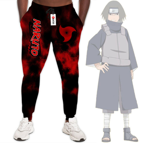 Naka Uchiha Mangekyo Sharingan Sweatpants Custom Anime NRT Jogger Pants Merch 1