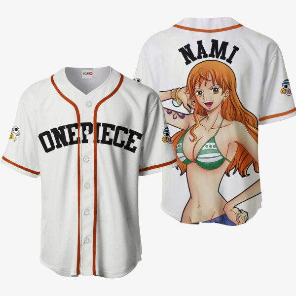 Nami Jersey Shirt One Piece Custom Anime Merch Clothes for Otaku 1