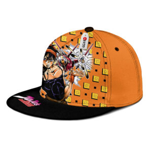 Narancia Ghirga Snapback Hat Custom JJBA Anime Hat for Otaku 6