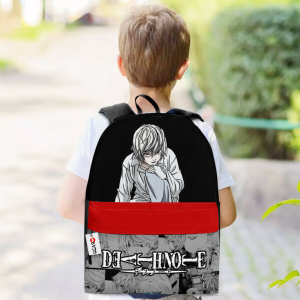 Nate River Backpack Custom Anime D-note Bag Mix Manga for Otaku 3