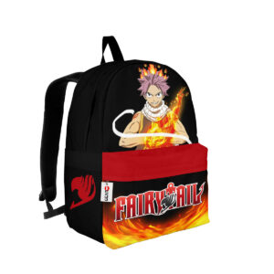 Natsu Dragneel Backpack Custom Fairy Tail Anime Bag for Otaku 4