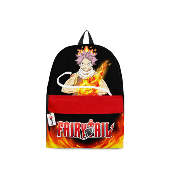 Natsu Dragneel Backpack Custom Fairy Tail Anime Bag for Otaku 1