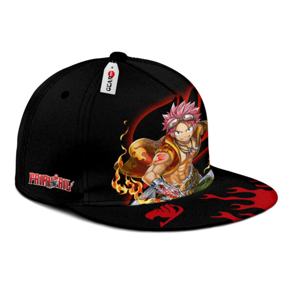 Natsu Dragneel Snapback Hat Custom Fairy Tail Anime Hat for Otaku 2